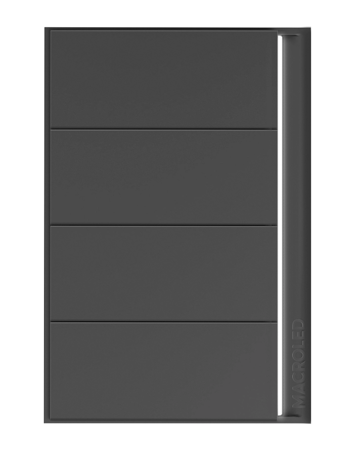 Llave 4 puntos smart Tokio Macroled negra